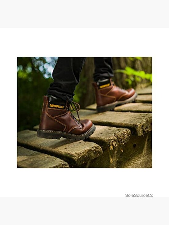 Steel Toe Work Boots - Men\'s 6\